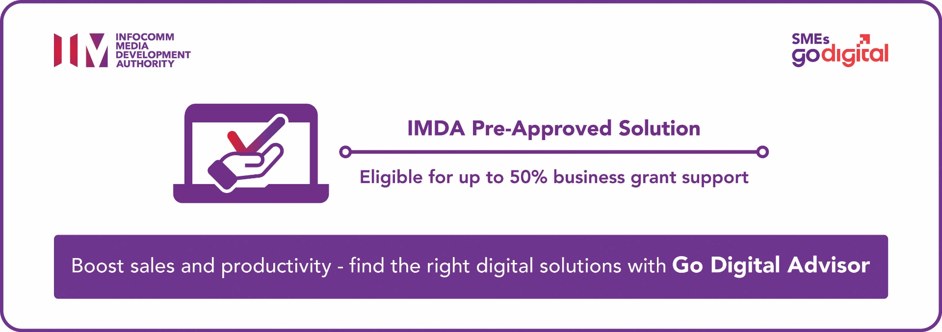 IMDA Pre-Approved Solution, SMEs Go Digital